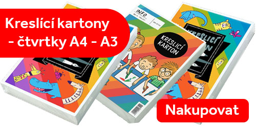kreslící kartony čtvrtky