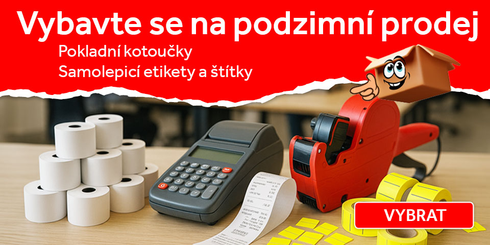 pokladní kotoučky