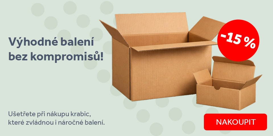 krabice se slevou 15 %