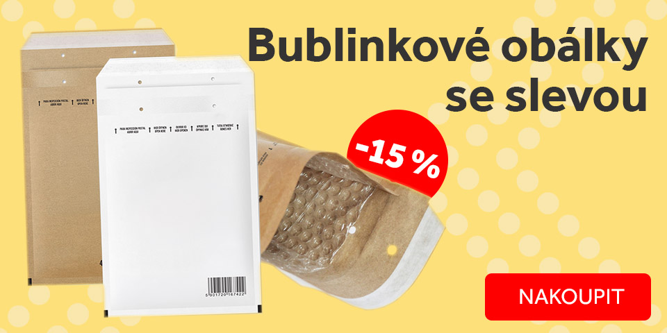 obálky se slevou