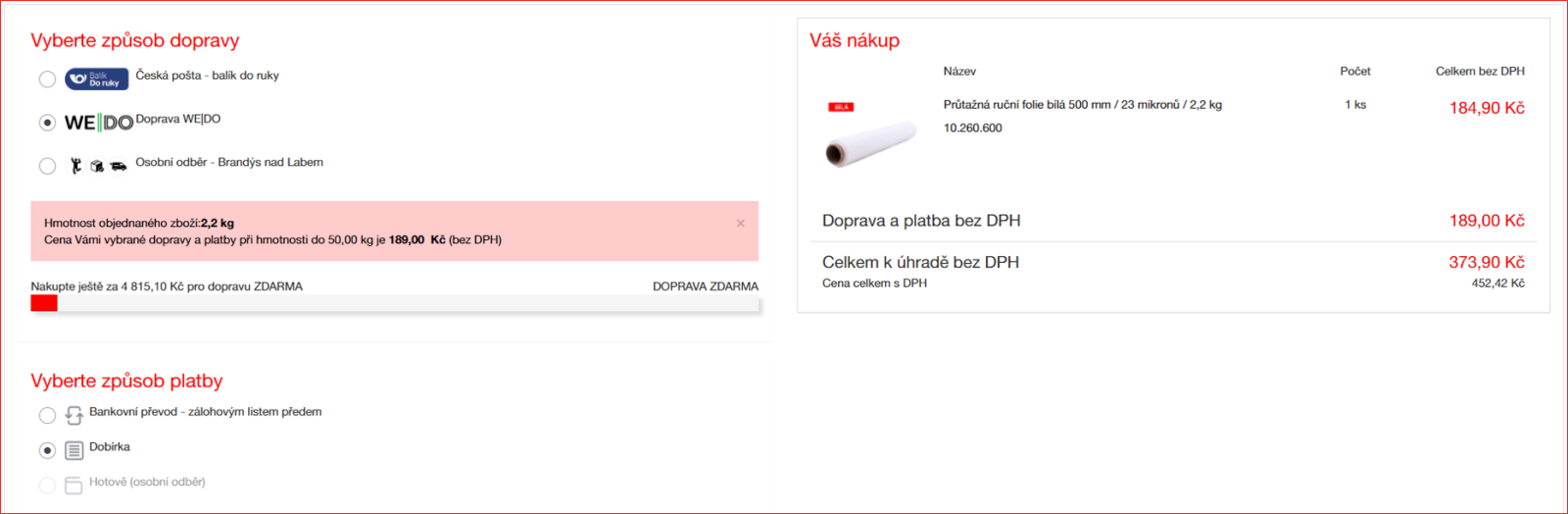 náhled košík 2 krok